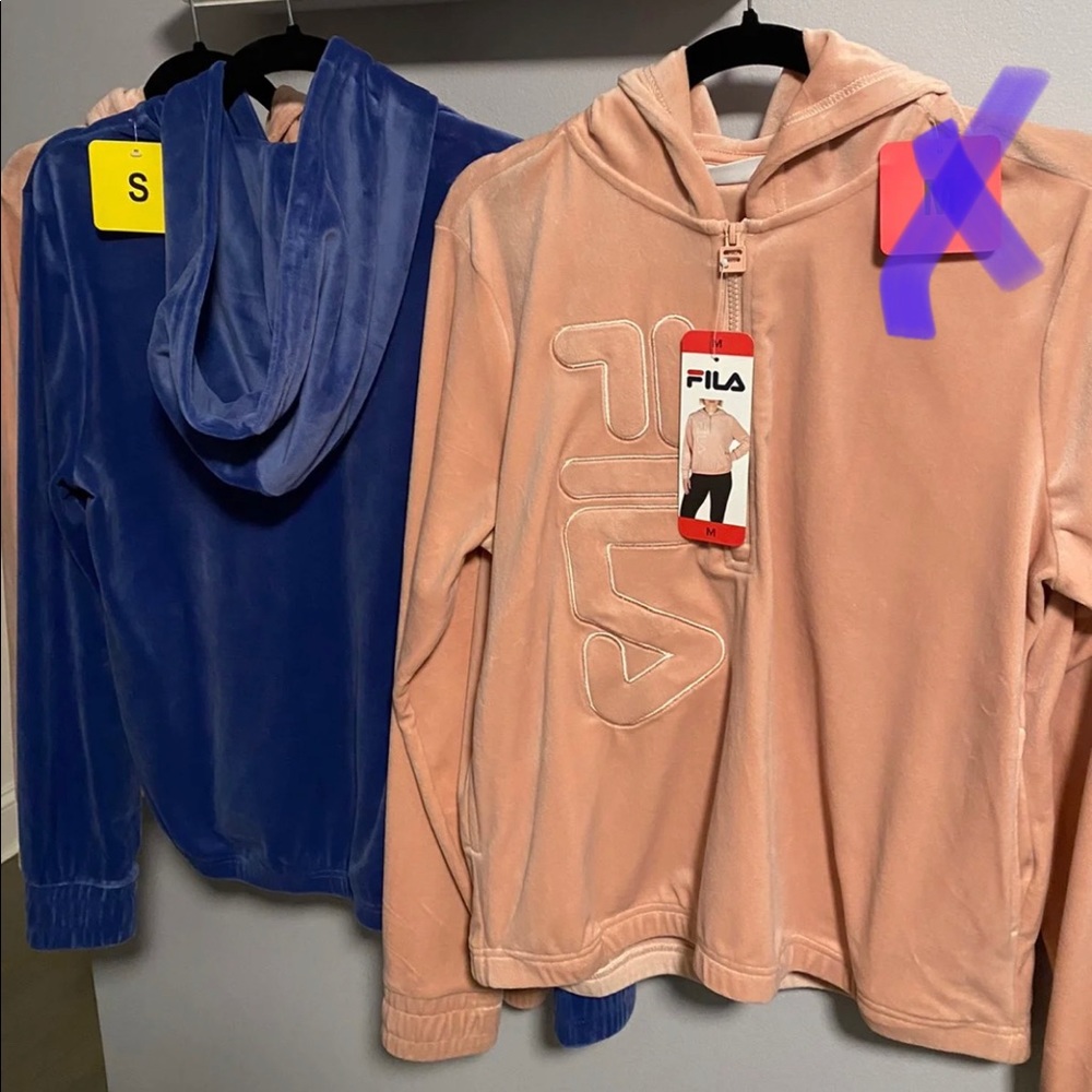 FILA Velour Pull Over